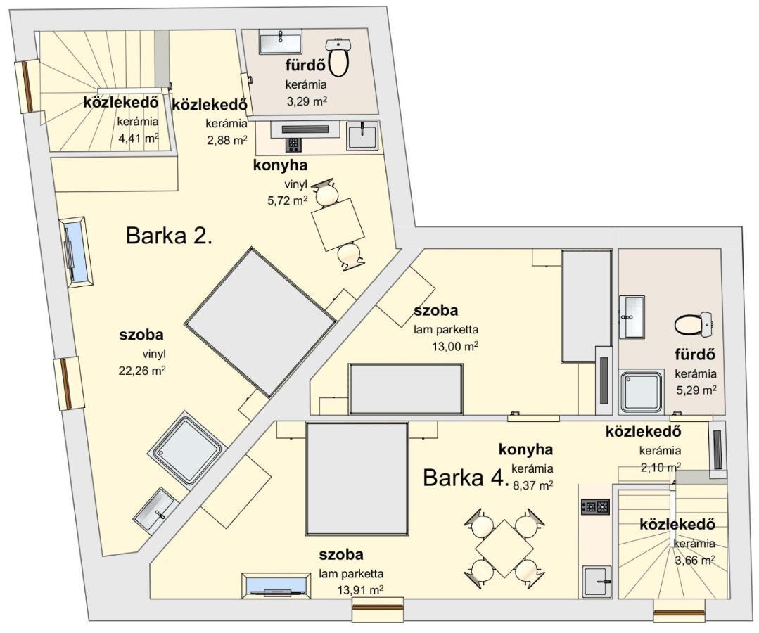 Barka Apartman Eger Exterior foto